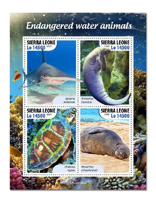 n° 10355/10358 - Timbre SIERRA LEONE Poste