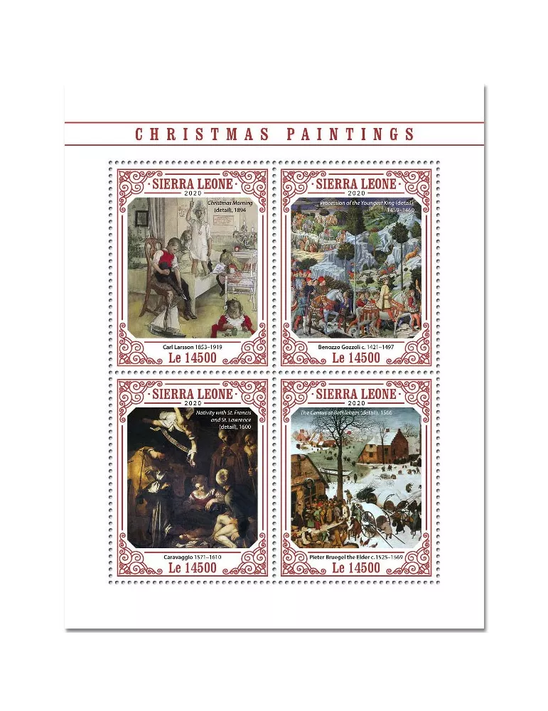 n° 10451/10454 - Timbre SIERRA LEONE Poste