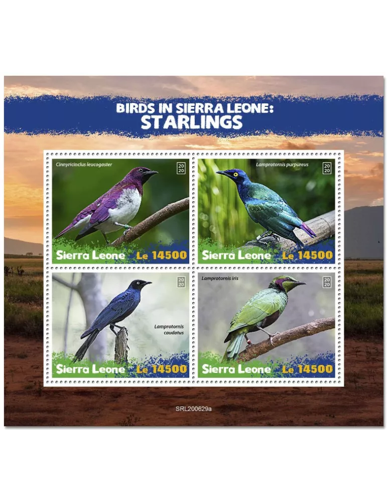 n° 10495/10498 - Timbre SIERRA LEONE Poste