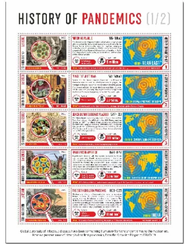 n° 10547/10551 - Timbre SIERRA LEONE Poste