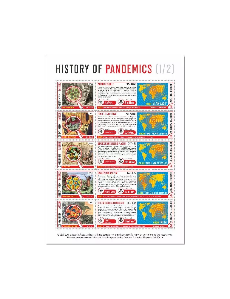 n° 10547/10551 - Timbre SIERRA LEONE Poste