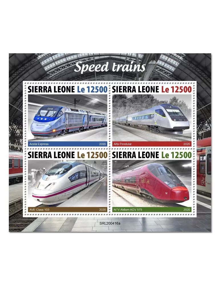 n° 9917/9920 - Timbre SIERRA LEONE Poste
