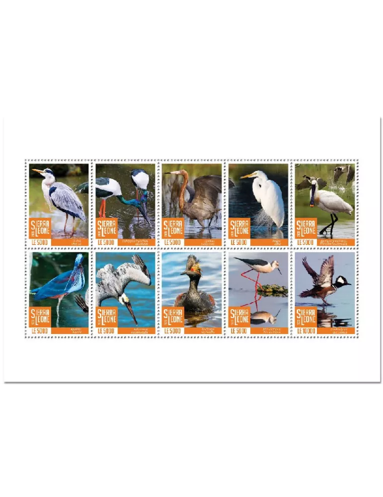 n° 9933/9942 - Timbre SIERRA LEONE Poste