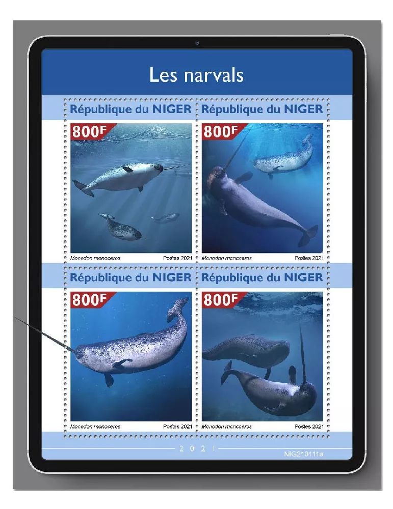 n° 6018/6021 - Timbre NIGER Poste