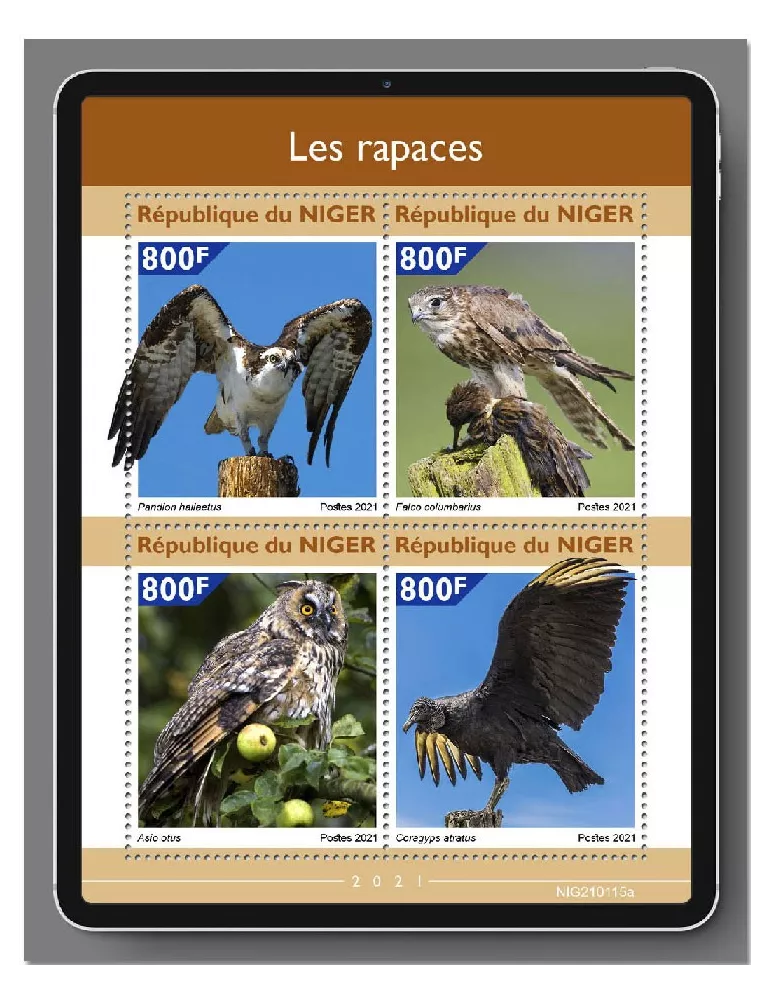 n° 6034/6037 - Timbre NIGER Poste