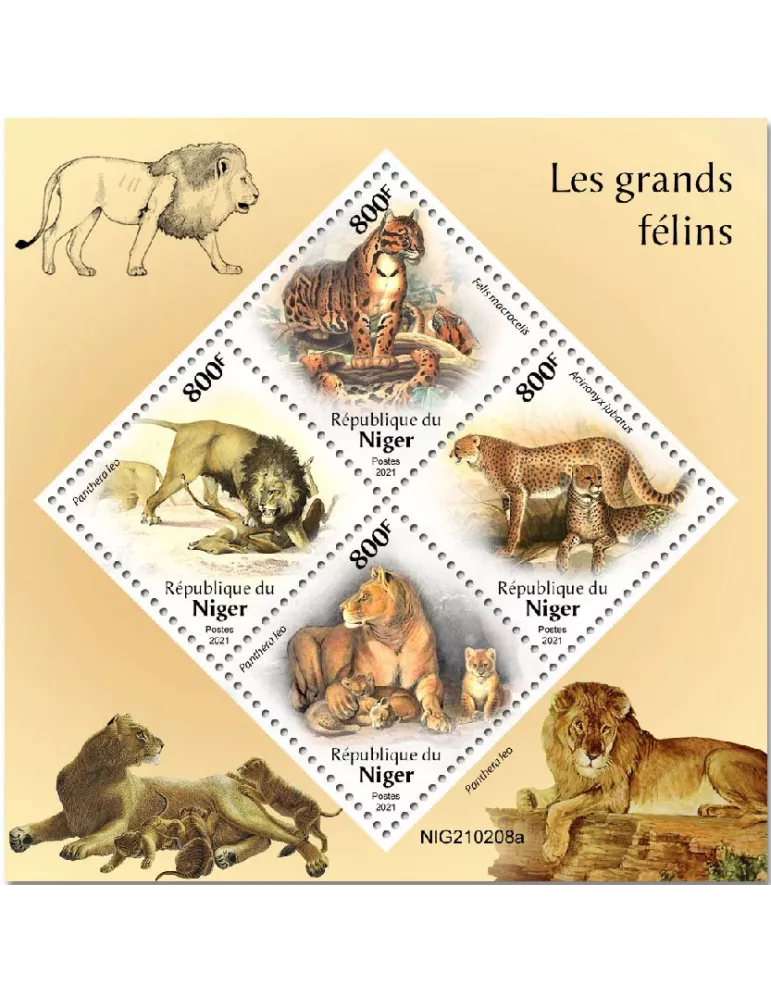 n° 6174/6177 - Timbre NIGER Poste