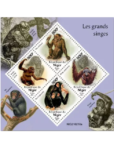 n° 6182/6185 - Timbre NIGER Poste