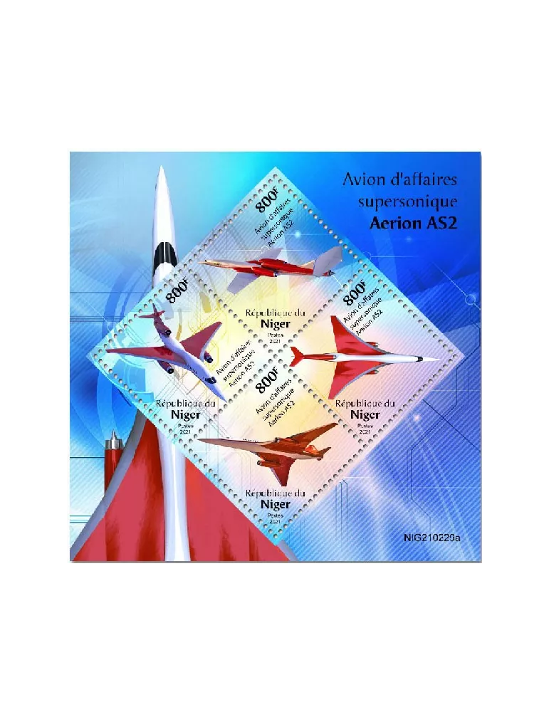 n° 6258/6261 - Timbre NIGER Poste