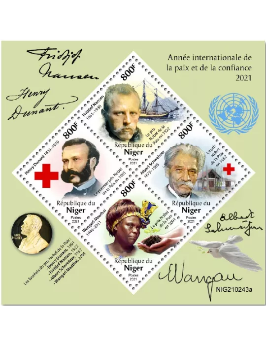 n° 6314/6317 - Timbre NIGER Poste