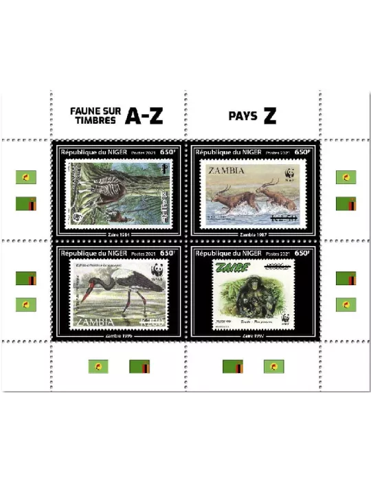 n° 6318/6321 - Timbre NIGER Poste