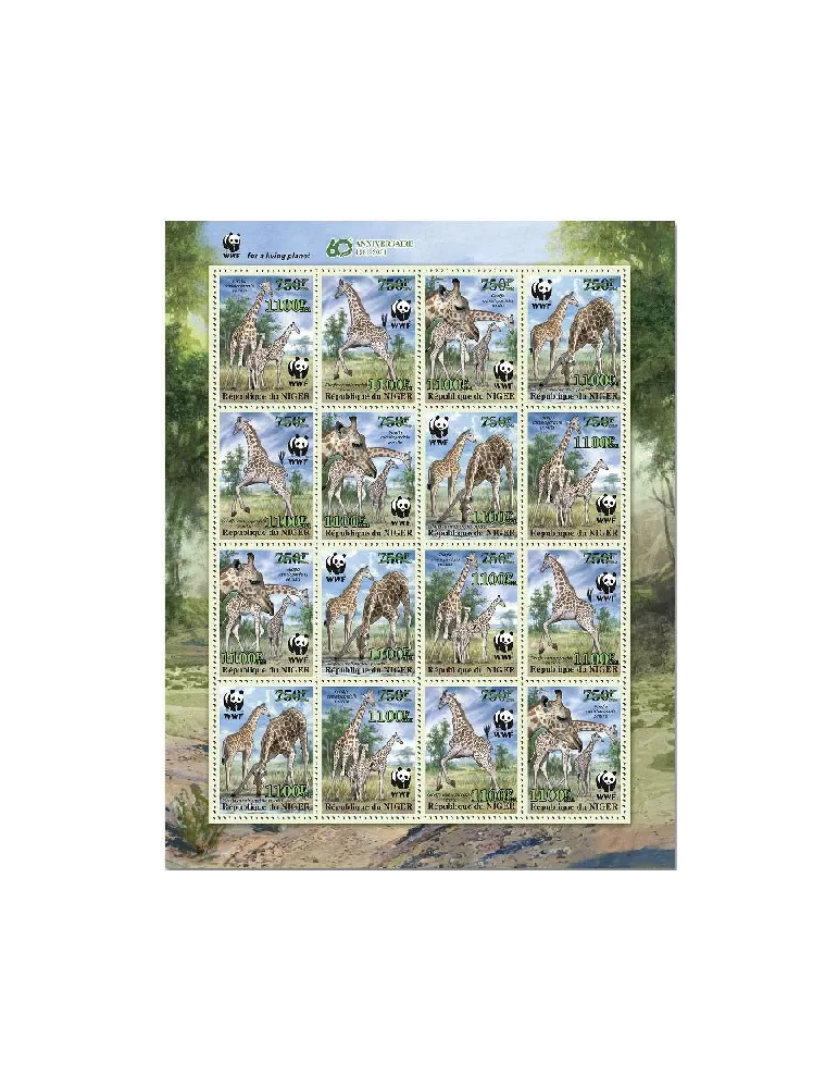 n° 6330/6333 - Timbre NIGER Poste