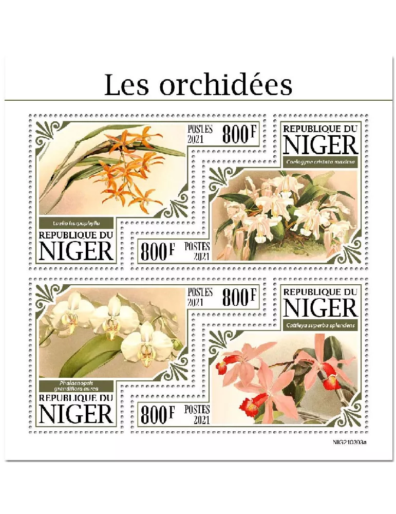 n° 6370/6373 - Timbre NIGER Poste