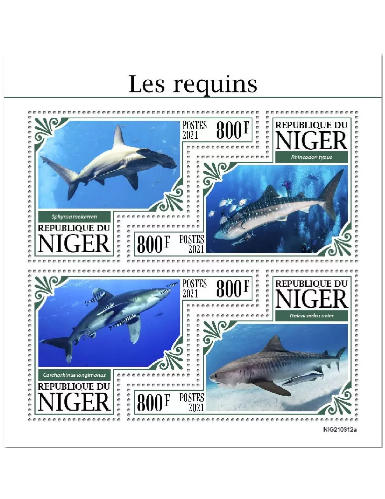 n° 6406/6409 - Timbre NIGER Poste