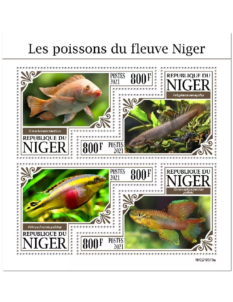 n° 6410/6413 - Timbre NIGER Poste