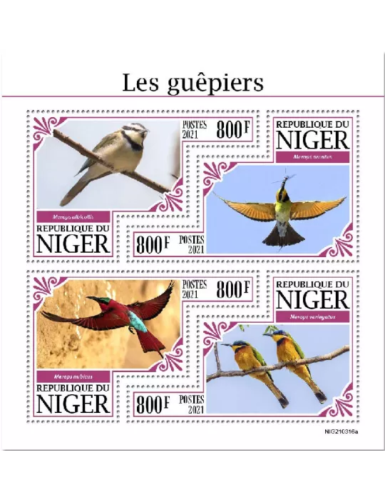 n° 6422/6425 - Timbre NIGER Poste