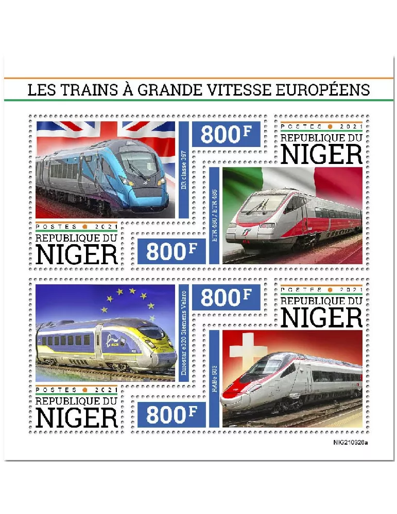 n° 6442/6445 - Timbre NIGER Poste