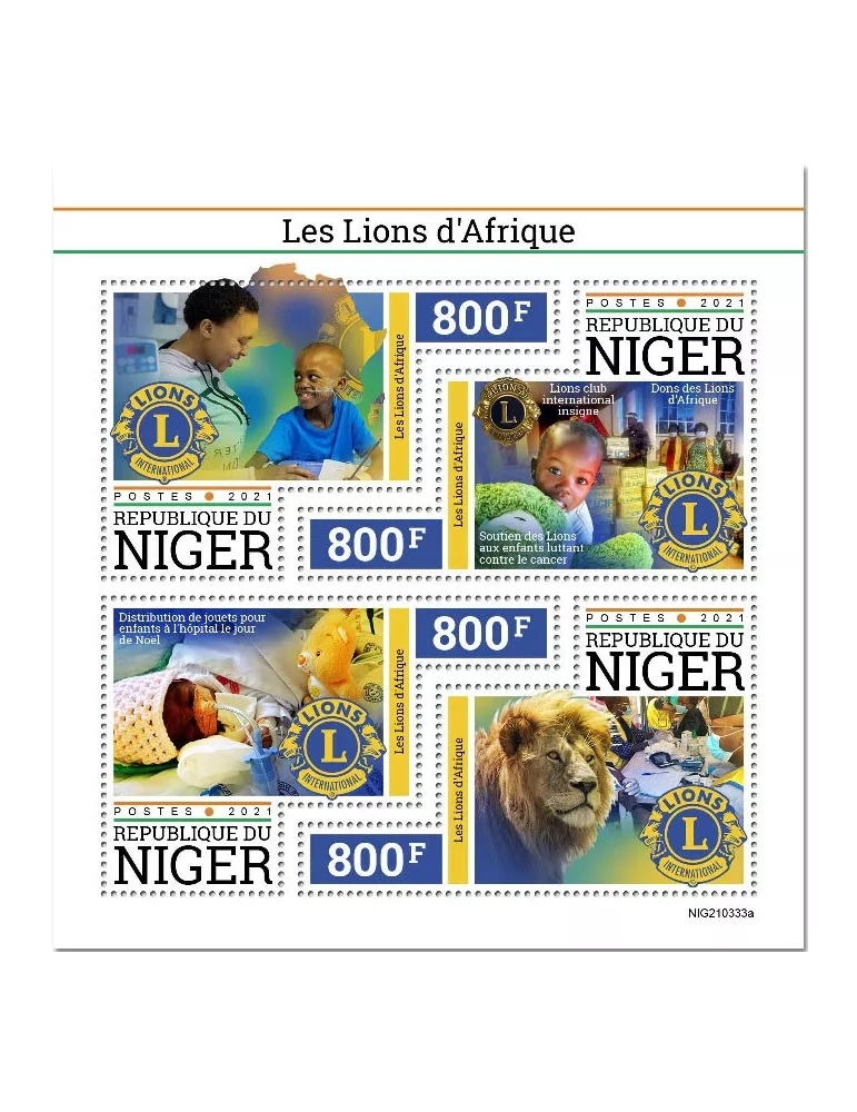 n° 6467/6470 - Timbre NIGER Poste