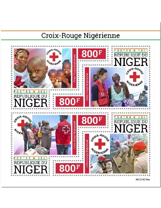 n° 6471/6474 - Timbre NIGER Poste