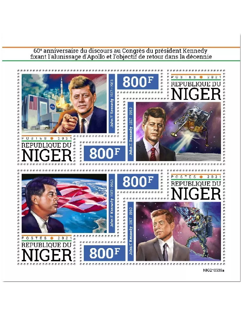 n° 6491/6494 - Timbre NIGER Poste