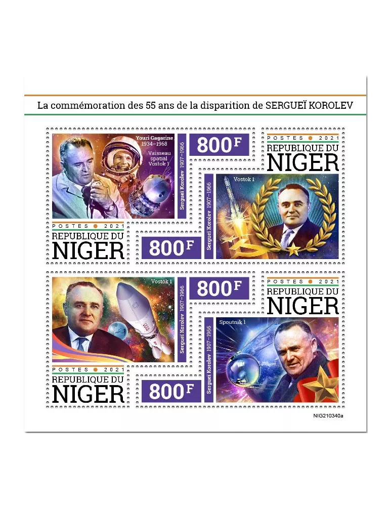 n° 6495/6498 - Timbre NIGER Poste
