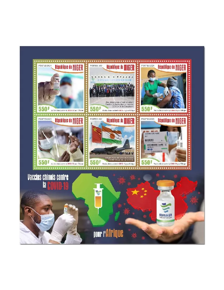 n° 6527/6532 - Timbre NIGER Poste