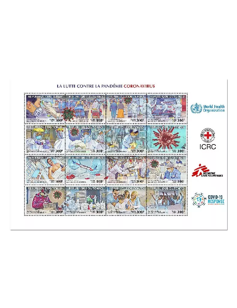 n° 2491/2506 - Timbre TCHAD Poste