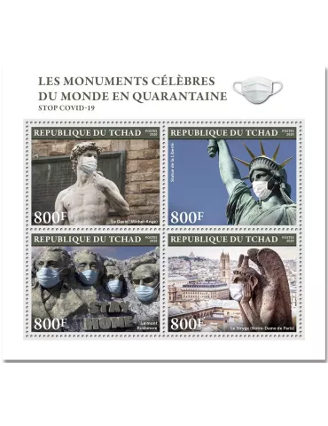 n° 2507/2510 - Timbre TCHAD Poste