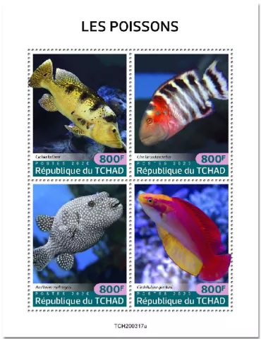 n° 2567/2570 - Timbre TCHAD Poste