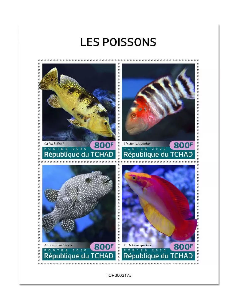 n° 2567/2570 - Timbre TCHAD Poste