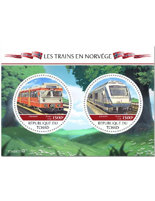 n° 2595/2596 - Timbre TCHAD Poste