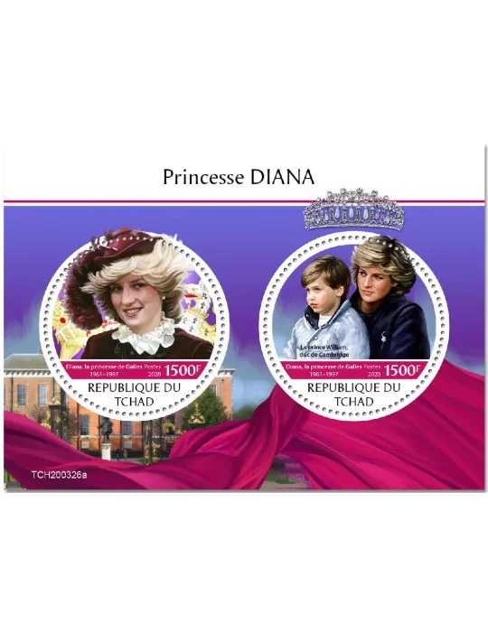 n° 2599/2600 - Timbre TCHAD Poste