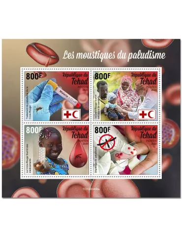 n° 2621/2624 - Timbre TCHAD Poste