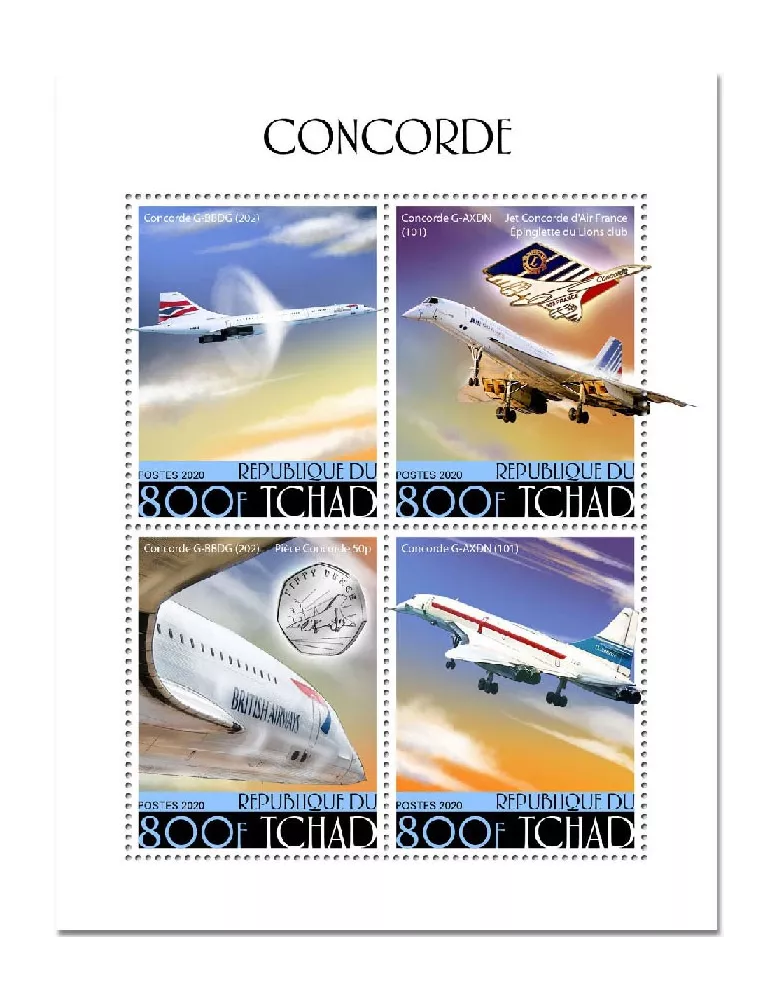 n° 2669/2672 - Timbre TCHAD Poste