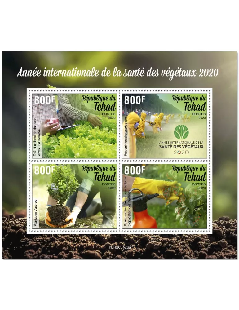 n° 2701/2704 - Timbre TCHAD Poste