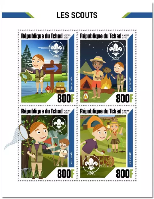 n° 2825/2828 - Timbre TCHAD Poste