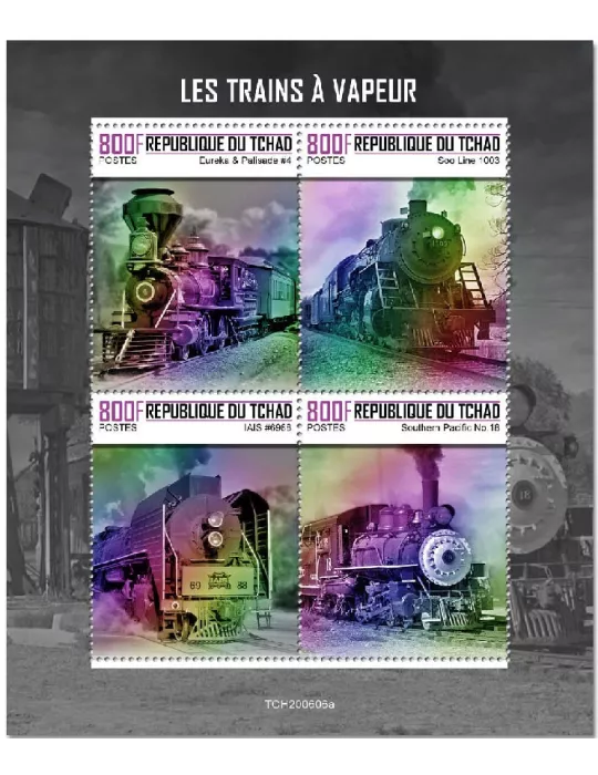 n° 3040/3043 - Timbre TCHAD Poste