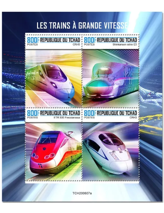 n° 3044/3047 - Timbre TCHAD Poste