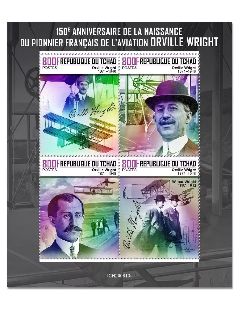 n° 3060/3063 - Timbre TCHAD Poste