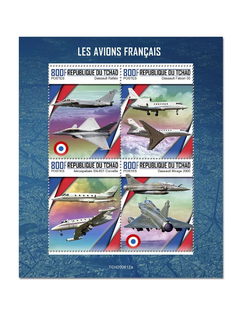 n° 3068/3071 - Timbre TCHAD Poste