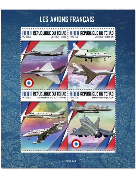 n° 3068/3071 - Timbre TCHAD Poste