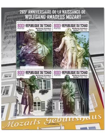 n° 3146/3149 - Timbre TCHAD Poste