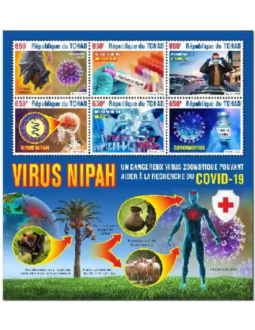 n° 3150/3155 - Timbre TCHAD Poste