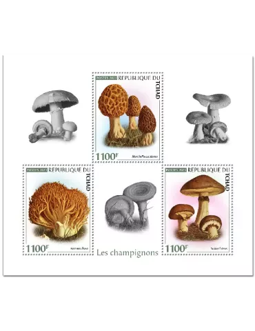 n° 3164/3166 - Timbre TCHAD Poste