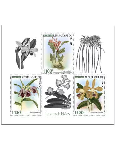 n° 3167/3169 - Timbre TCHAD Poste