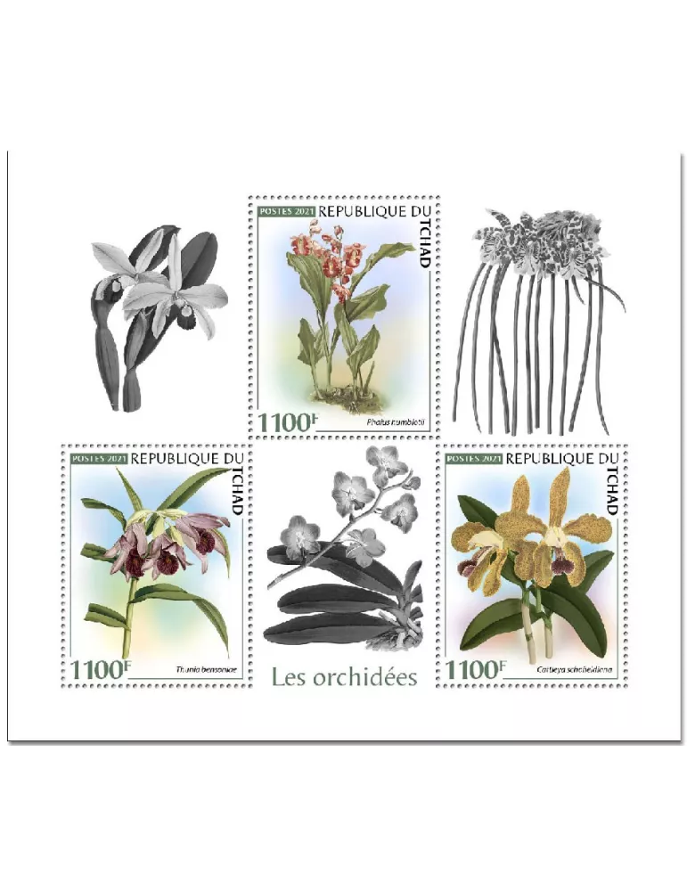 n° 3167/3169 - Timbre TCHAD Poste