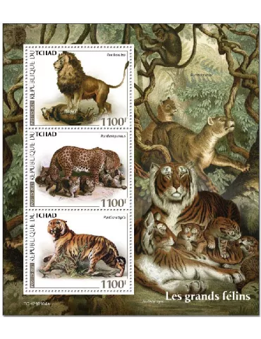 n° 3173/3175 - Timbre TCHAD Poste