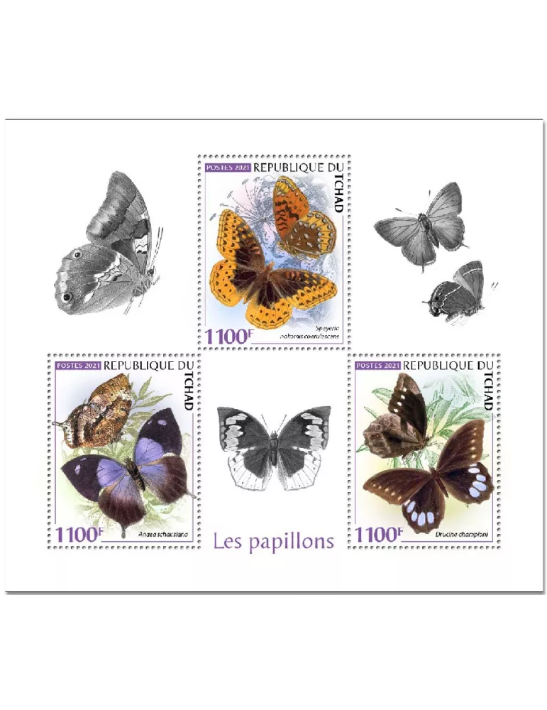 n° 3197/3199 - Timbre TCHAD Poste