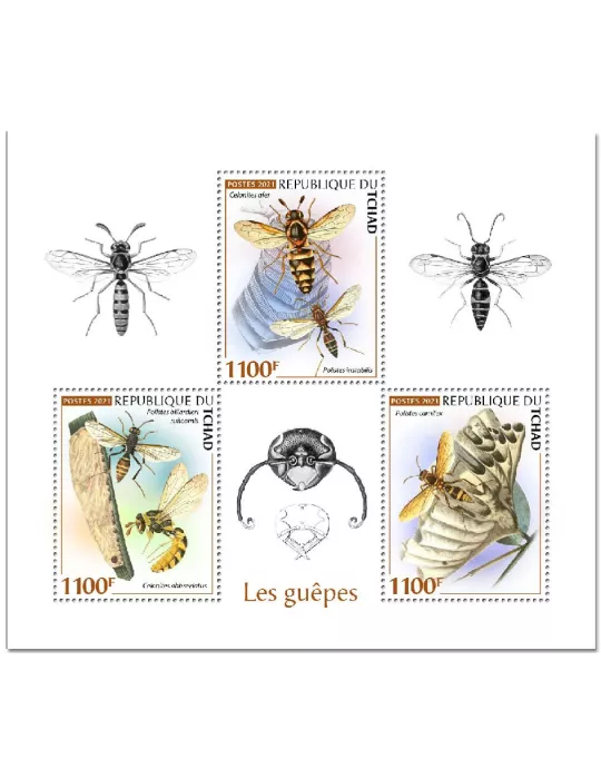 n° 3200/3202 - Timbre TCHAD Poste