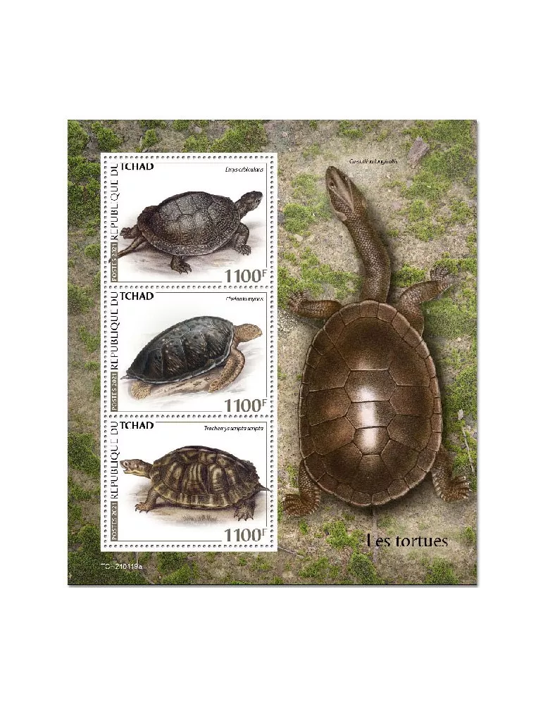 n° 3218/3220 - Timbre TCHAD Poste