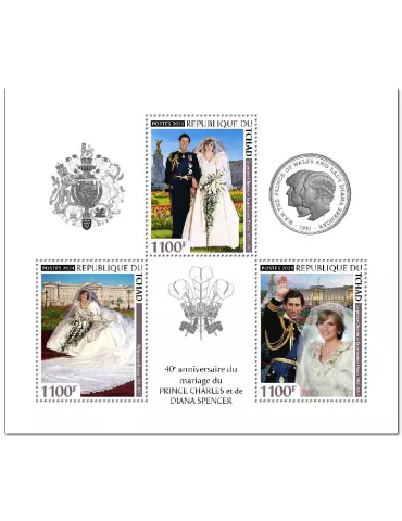 n° 3238/3240 - Timbre TCHAD Poste